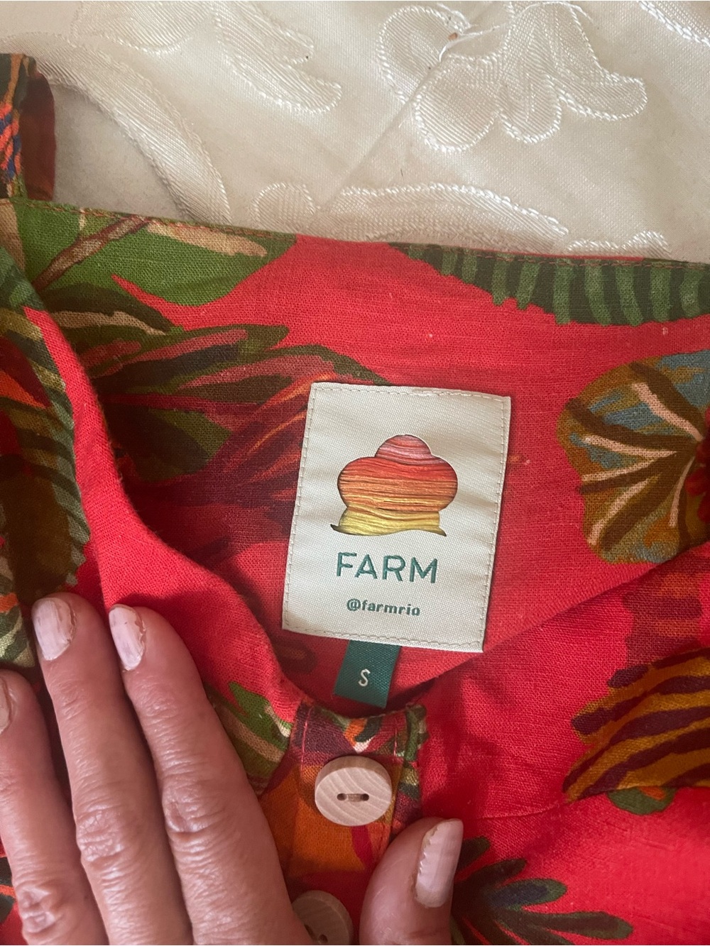 Farm Rio Forest Birds Mini Dress - Picture 5 of 10